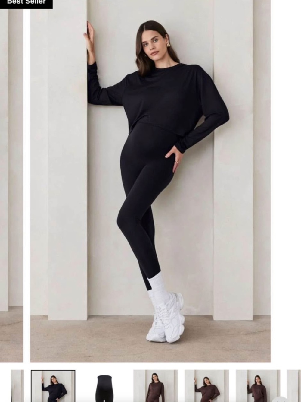 Bumpsuit Women’s Maternity Leggings Black Small